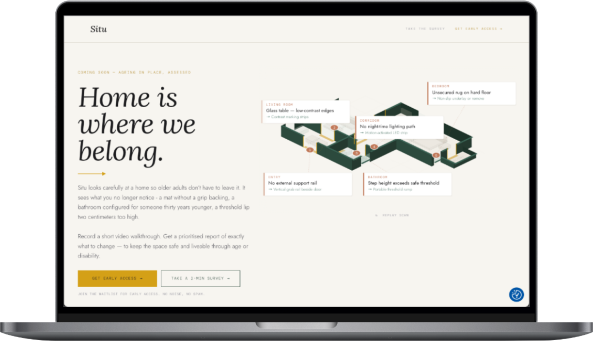 Situ Health homepage